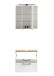 Badezimmer-Set >Lyon< (2-tlg.) in weiß - 60x195x35cm (BxHxT)