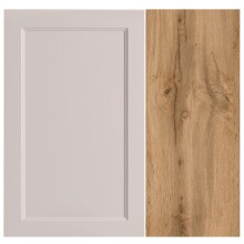 Badezimmer-Set >Lyon< (2-tlg.) in Kaschmir, Wotaneiche-Dekor - 60x195x35 (BxHxT)