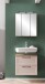 Badezimmer-Set >Lyon< (2-tlg.) in Kaschmir, Wotaneiche-Dekor - 60x195x35 (BxHxT)