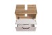 Badezimmer-Set >Lyon< (2-tlg.) in Kaschmir, Wotaneiche-Dekor - 60x195x35 (BxHxT)