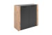 Kommode >Cento< in anthrazit / Dekor Artisan Oak - 89x34,5x85cm (BxHxT)