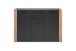 Sideboard >Cento< in anthrazit / Dekor Artisan Oak - 125,5x85x34,5cm (BxHxT)
