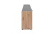 Lowboard >Cento< in anthrazit / Dekor Artisan Oak - 198x61x34,5cm (BxHxT)