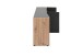 Lowboard >Cento< in anthrazit / Dekor Artisan Oak - 198x61x34,5cm (BxHxT)
