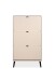 Schuhkipper >Vigo< in samt - 70x125x24cm (BxHxT)