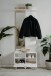 Kompaktgarderobe >Göteborg< in weiß / Dekor Sonoma Eiche - 68x195x32cm (BxHxT)