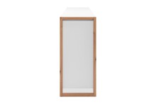 Sideboard >Denver< in weiß / Dekor Artisan Oak - 160x88x40cm (BxHxT)