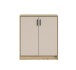 Kommode >Nelly< in Artisan Eiche Dekor / Cashmere - 74x86x50cm (BxHxT)