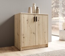 Kommode >Nelly< in Artisan Eiche Dekor - 74x86x50cm (BxHxT)