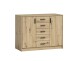Kommode >Nelly< in Artisan Eiche Dekor - 109x86x50cm (BxHxT)