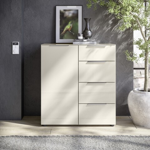 Kommode >Santorin< in Kaschmir - 90x99x40cm (BxHxT)