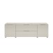 Lowboard >Santorin< Glasfronten, in Kaschmir - 180x55x40cm (BxHxT)