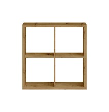 Raumteiler >Style< 4 Fächer, Artisan Eiche Dekor - 77x77x38cm (BxHxT)