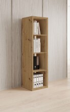 Raumteiler >Style< 4 Fächer, in Artisan Eiche Dekor - 41x147x38cm (BxHxT)