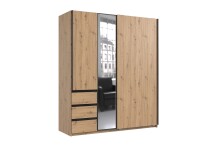 Schwebetürenschrank >Stade< in ARTISAN EICHE...