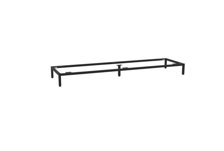 Untergestell >Santorin< in schwarz, metall - 135x13x38cm (BxHxT)