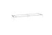 Untergestell >Santorin< in chrom, metall - 135x13x38cm (BxHxT)