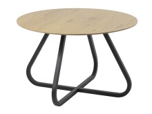 Esstisch >CESURA< in Eiche Natur furniert, Metall...