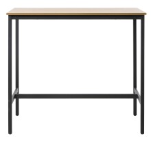 Bartisch >CESURA< in Eiche-Dekor, schwarz -...