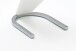 Freischwinger >Pupik II< in weiß - 45x102x62cm (BxHxT)