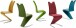 Freischwinger >Pupik II< in lime/grün - 45x102x62cm (BxHxT)
