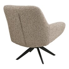 Sessel >Grandola< 360° Drehfunktion, in Grau - 81x93x84cm (BxHxT)