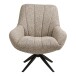 Sessel >Grandola< 360° Drehfunktion, in Grau - 81x93x84cm (BxHxT)