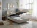 Boxbett >ATLANTIS 6< 120x200 cm Liegefläche, Bezug sand - 125x102x240cm (BxHxT)