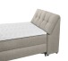Boxbett >ATLANTIS 6< 120x200 cm Liegefläche, Bezug sand - 125x102x240cm (BxHxT)