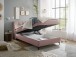 Boxbett >ATLANTIS 6< 120x200 cm Liegefläche, Bezug flamingo - 125x102x240cm (BxHxT)