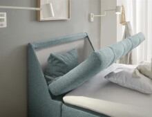 Boxbett >ATLANTIS 6< 120x200 cm Liegefläche, Bezug mint - 125x102x240cm (BxHxT)