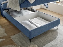 Boxbett >ATLANTIS 6< 120x200 cm Liegefläche, Bezug blue - 125x102x240cm (BxHxT)