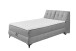 Boxbett >ATLANTIS 6< 140x200 cm Liegefläche, Bezug grey - 145x102x240cm (BxHxT)