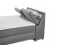 Boxbett >ATLANTIS 6< 140x200 cm Liegefläche, Bezug dark grey - 145x102x240cm (BxHxT)