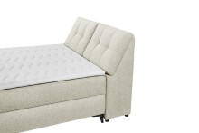 Boxbett >ATLANTIS 6< 140x200 cm Liegefläche, Bezug Ivory - 145x102x240cm (BxHxT)