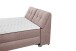 Boxbett >ATLANTIS 6< 140x200 cm Liegefläche, Bezug in flamingo - 145x102x240cm (BxHxT)