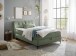 Boxbett >ATLANTIS 6< 140x200 cm Liegefläche, Bezug in olive - 145x102x240cm (BxHxT)