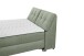 Boxbett >ATLANTIS 6< 140x200 cm Liegefläche, Bezug in olive - 145x102x240cm (BxHxT)
