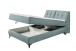 Boxbett >ATLANTIS 6< 140x200 cm Liegefläche, Bezug in mint - 145x102x240cm (BxHxT)