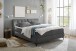 Boxbett >ATLANTIS 6< Liegefläche 180x200 cm, Bezug in anthrazit - 185x102x240cm (BxHxT)