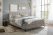 Boxbett >ATLANTIS 6< Liegefläche 180x200 cm, Bezug in sand - 185x102x240cm (BxHxT)