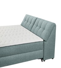 Boxbett >ATLANTIS 6< Liegefläche 180x200 cm, Bezug in mint - 185x102x240cm (BxHxT)