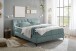 Boxbett >ATLANTIS 6< Liegefläche 180x200 cm, Bezug in mint - 185x102x240cm (BxHxT)