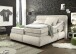 Boxspringbett >EVOLUTION< Liegefläche 180x200cm, mit Motorverstellung sand - 210x122x220 (BxHxT)