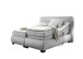 Boxspringbett >EVOLUTION< Liegefläche 160x200cm, Motorverstellung silver - 190x122x220 (BxHxT)