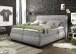 Boxspringbett >EVOLUTION< Liegefläche 160x200cm, Motorverstellung, schlamm - 190x122x220 (BxHxT)