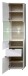 Vitrine >Ina< in Cashmere / Riva Eiche Dekor - 45x200x36cm (BxHxT)