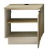 Wohnwand >Ina< (4-teilig) in Riva Eiche Dekor / Cashmere  - 240x186x44 (BxHxT)