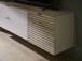 Wohnwand >Ina< (4-teilig) in Riva Eiche Dekor / Cashmere  - 240x186x44 (BxHxT)