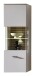 Wohnwand >Ina< (5-teilig) in Riva Eiche Dekor / Cashmere - 250x186x44 (BxHxT)